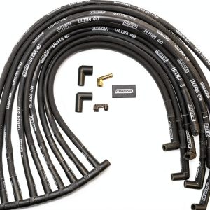 Spark Plug Wire Set Moroso Gloss Silicone 2‑Pin-0