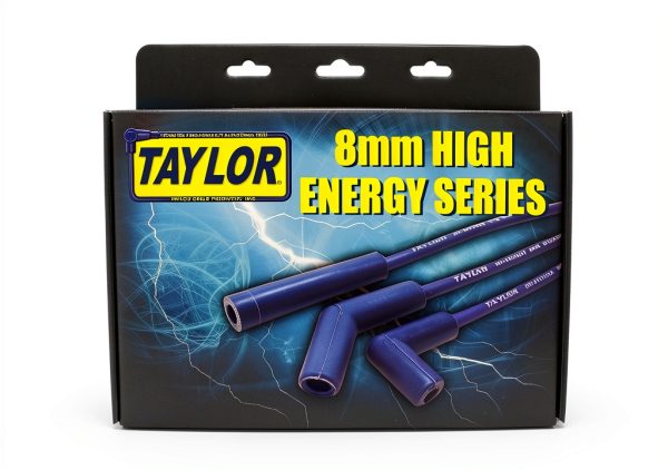 Hi-Energy Spark Plug Wire Set Taylor Cable Blue-2