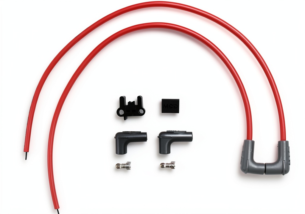 MSD spark plug wire set installed in a performance engine