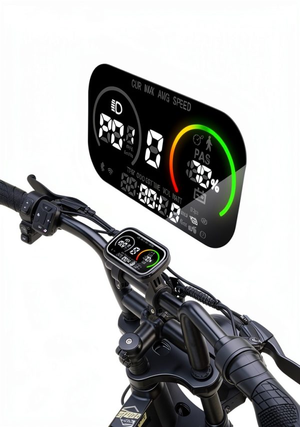 Electric Bike FLYSORA 1000W Fat Tire Black-6