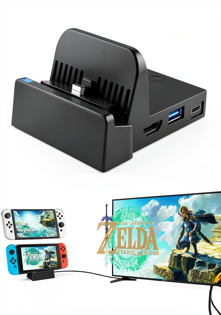 WEGWANG Switch Dock in a living room setup