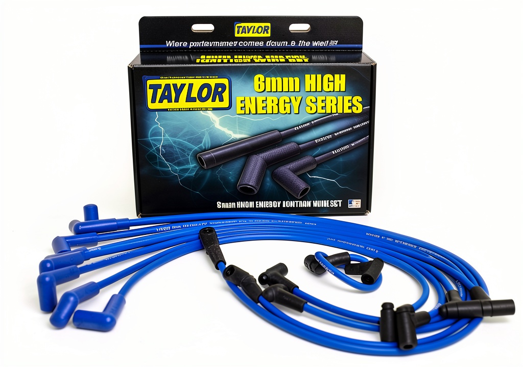 Taylor Cable 64602 Spark Plug Wire Set Blue