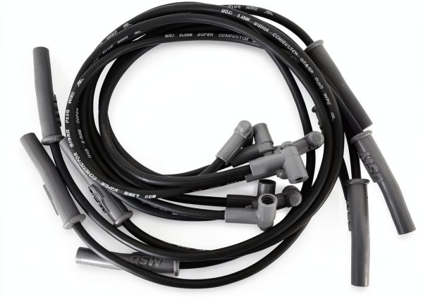 Spark Plug Wire Set MSD Black 8.5mm Crimp Design-1