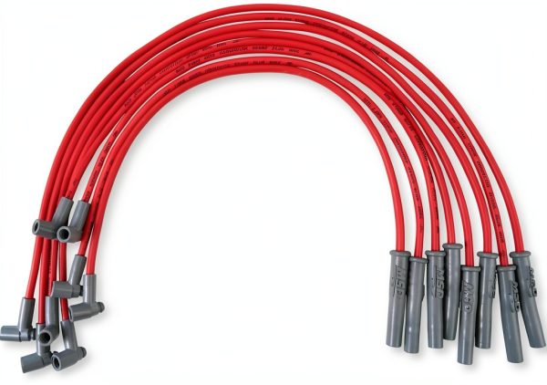 MSD Spark Plug Wire Set Red Copper Alloy 8.5mm-0