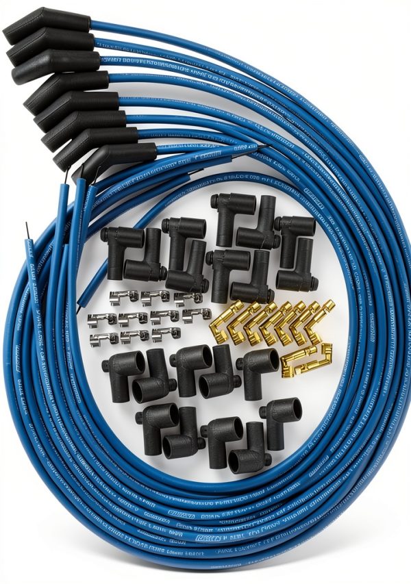 Blue Max Spark Plug Wire Set Moroso Copper Design-0