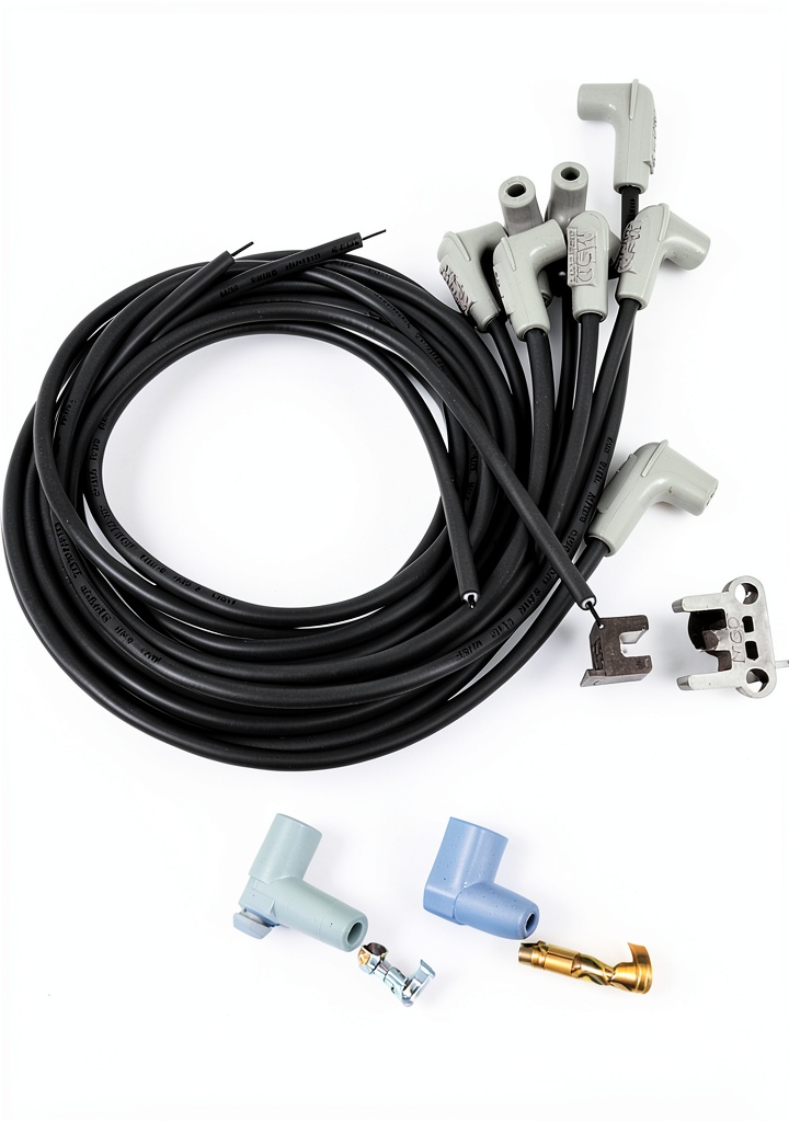 MSD spark plug wire set installed on a performance engine