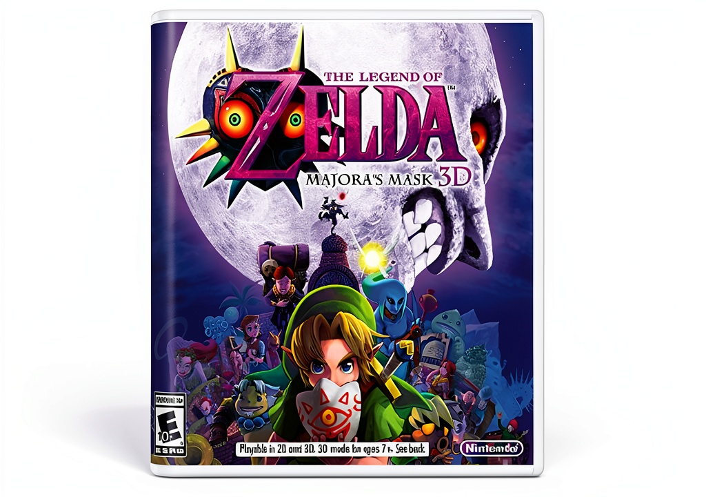 The Legend of Zelda: Majora's Mask game box art