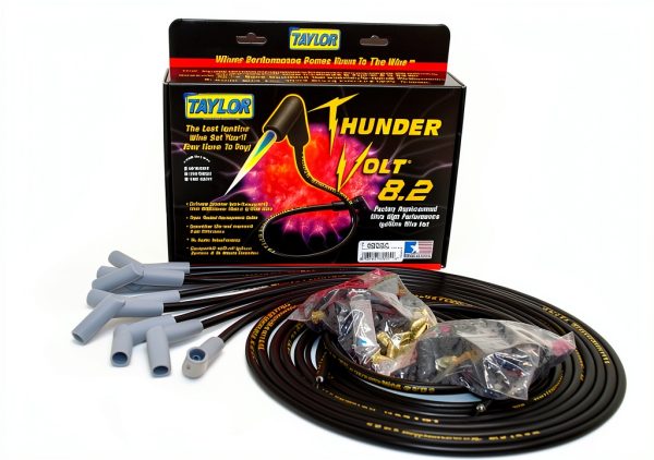 Taylor Cable Spark Plug Wire Set Black Silicone-0