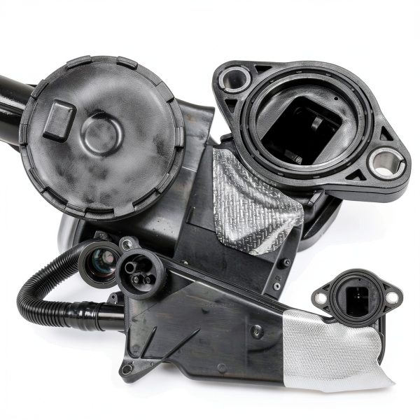 Air Oil Separator Assembly Compatible with Ford F250 F350 Super Duty 2023-2024 OR 2011+ 6.7L Powerstroke Diesel Replace# PC3Z-6A785-A PC3Z6A785A-7