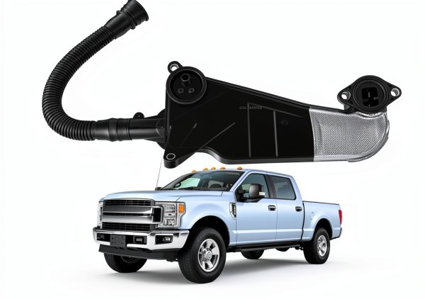 Air Oil Separator Assembly Compatible with Ford F250 F350 Super Duty 2023-2024 OR 2011+ 6.7L Powerstroke Diesel Replace# PC3Z-6A785-A PC3Z6A785A-0