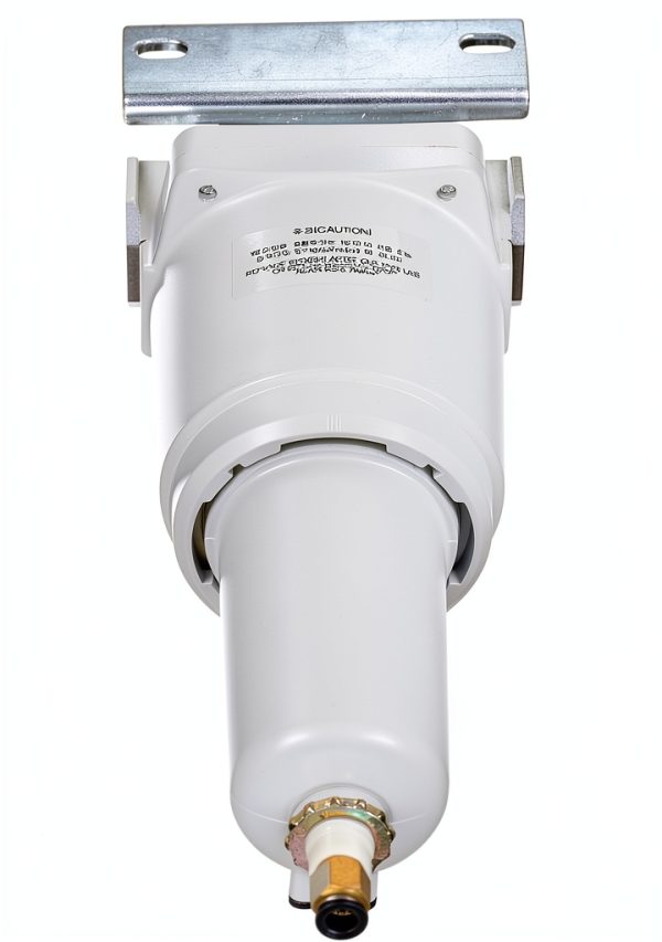 PneumaticPlus SAMG350-N04BD-MEP Air Drying Unit 1/2" NPT Water Separator, Metal Bowl Pipetype Sight Glass with N.C. internal Auto Drain, 52 SCFM, Bracket-5