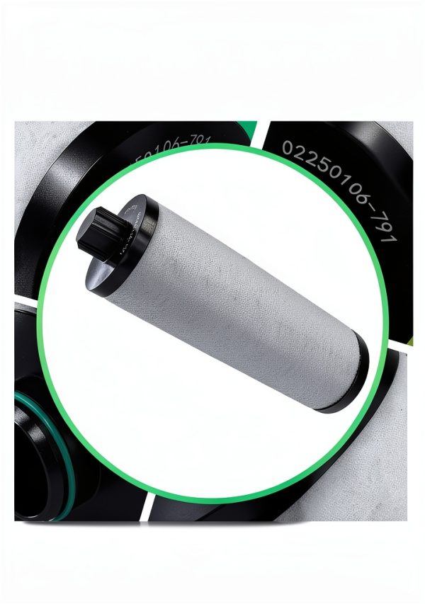 02250106-791 KAYIQIN Air-Oil Separator Replacement Part Compatible with ES8 Air Compressor 02250106-789 02250050-604 250035-239-4